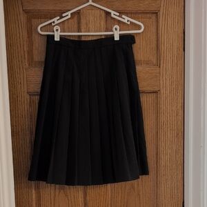 Isaac Mizrahi Charcoal Gray Pleated Skirt